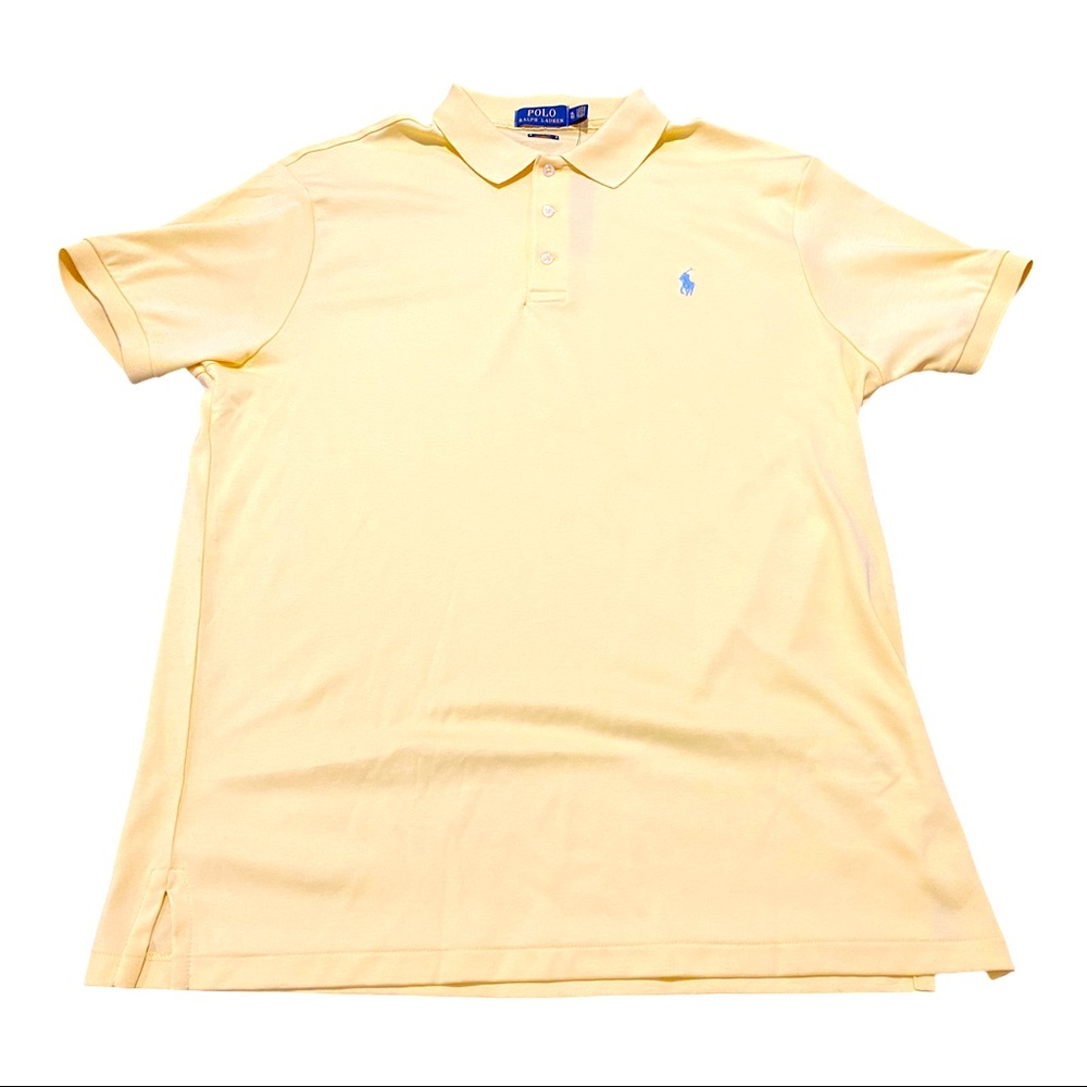 Polo Ralph Lauren Slim Fit Golf Polo Shirt Yellow